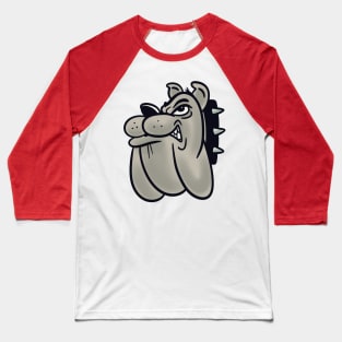 Bulldog mascot head Baseball T-Shirt